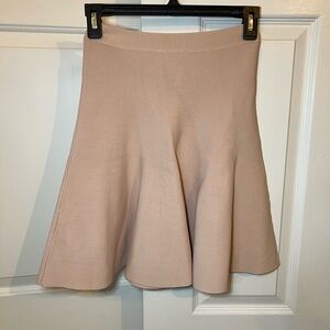 BCBCMaxazria Bare Pink Ingrid A-Line Mini / Short Skirt Womens XXS